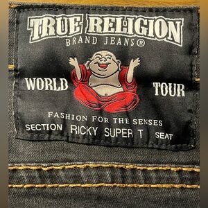 True religion Ricky Super T Men’s Size 36x30 USA Made